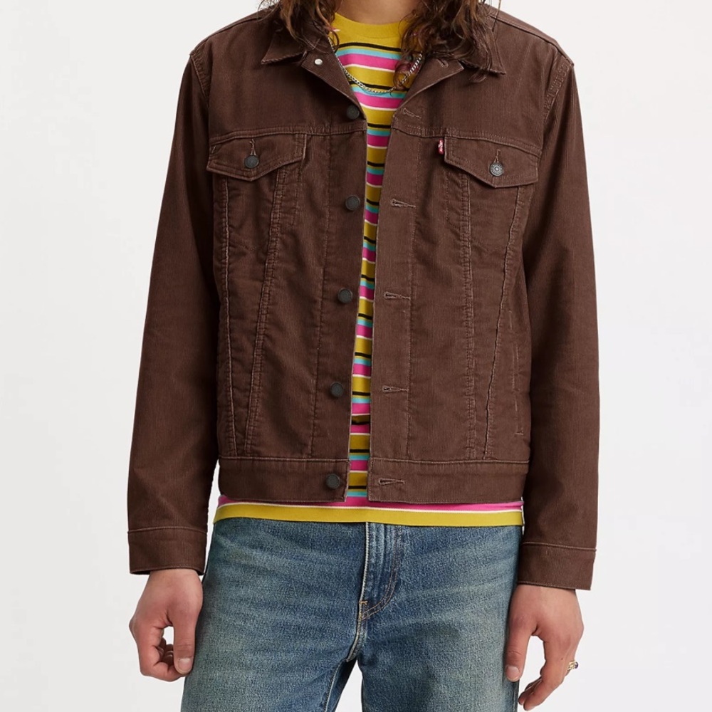 Levi's Dark Brown Denim Jacket - Picture 4 of 5
